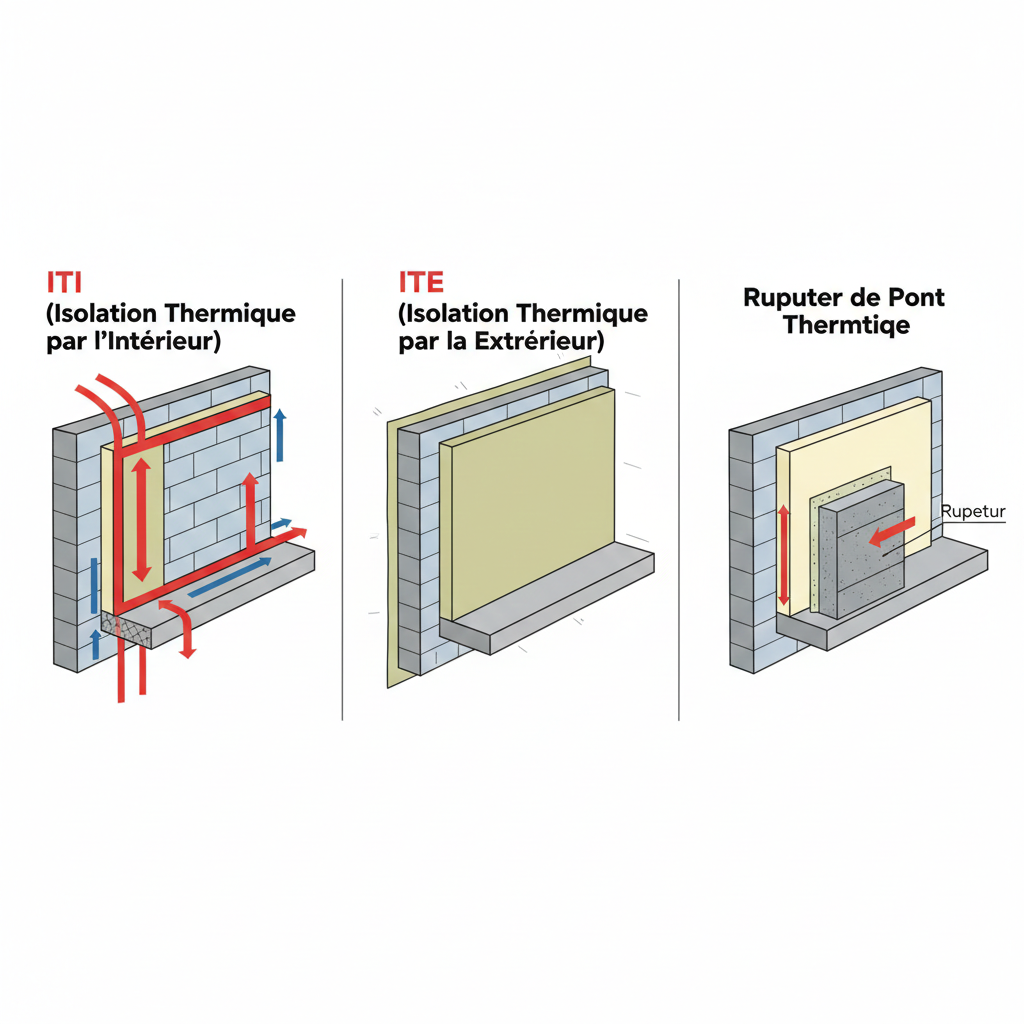 Isolation thermique d'un bâtiment