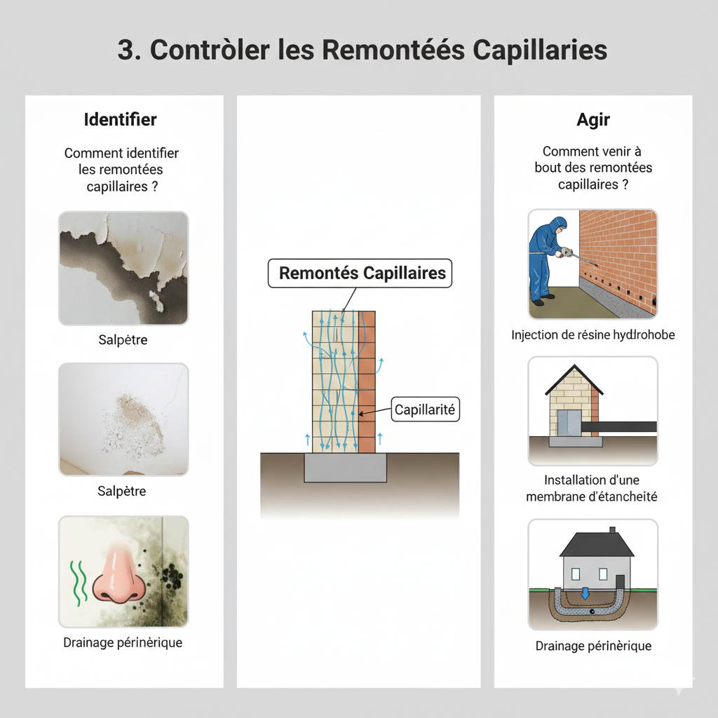 Contrôler les remontées capillaires